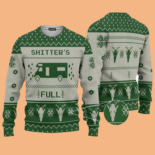 Shitters Full Ugly Sweater Christmas 2025