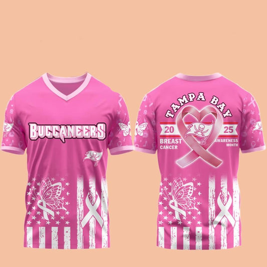 Tampa Bay Buccaneers Breast Cancer Awareness Month Jersey 2025