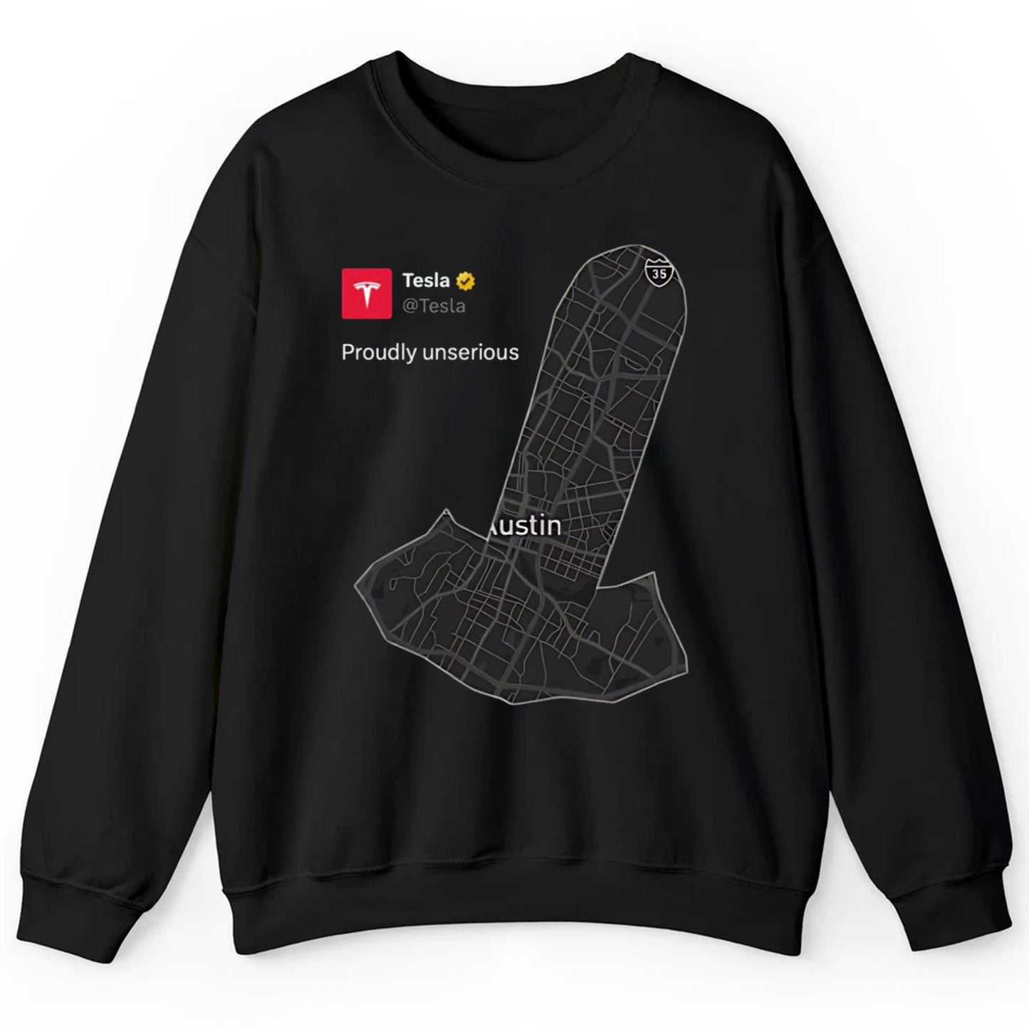 Tesla Proudly Unserious Austin Shirt