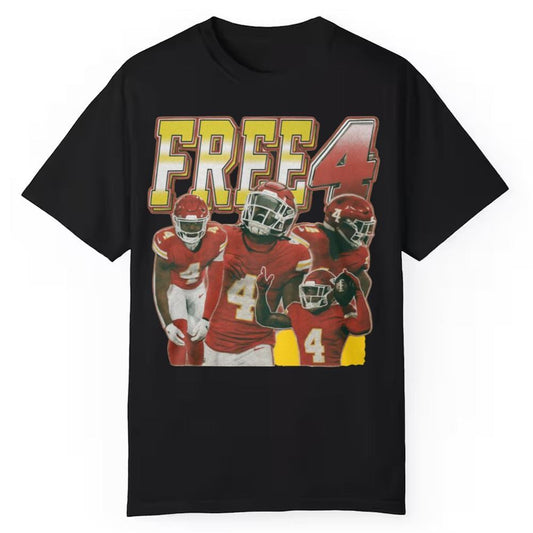 Travis Kelce Free 4 Rashee Rice Shirt
