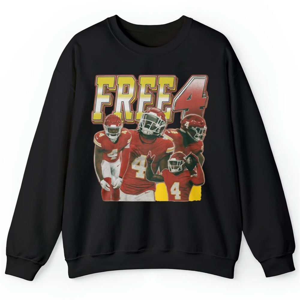 Travis Kelce Free 4 Rashee Rice Shirt