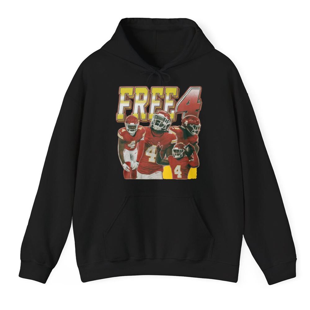 Travis Kelce Free 4 Rashee Rice Shirt