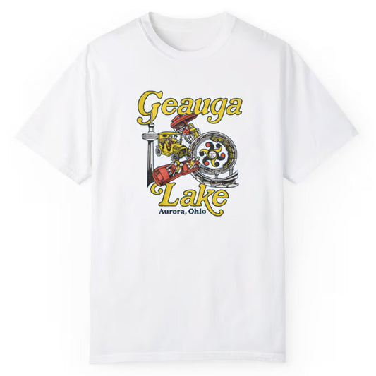 Travis Kelce Wearing Geauga Lake Amusement Park Shirts