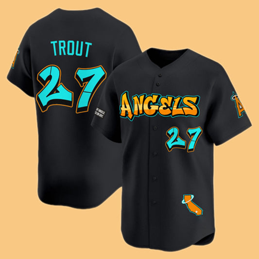 Trout Angels Graffiti Jersey 2025