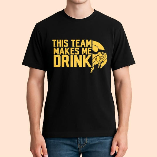 Vikings This Team Makes Me Drink Shirt