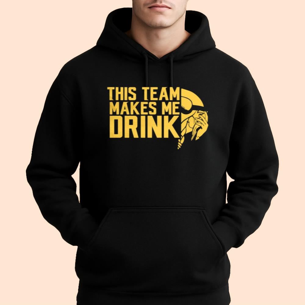Vikings This Team Makes Me Drink Shirt