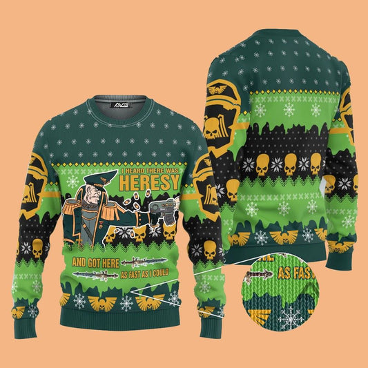 Warhammer Chaos Space Marine World Eaters Iconic Ugly Sweater Christmas 2025