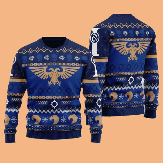 Warhammer Icy Imperium Knitted Iconic Ugly Sweater Christmas 2025