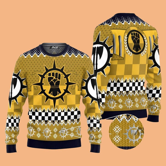 Warhammer Imperial Fists Iconic Ugly Sweater Christmas 2025