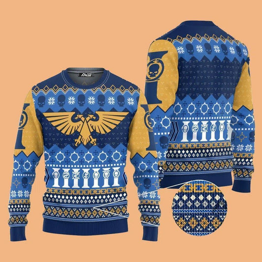 2025 Warhammer Imperium Ugly Sweater Christmas