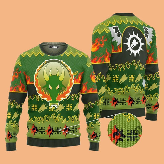 Warhammer Salamanders Iconic Ugly Sweater Christmas 2025