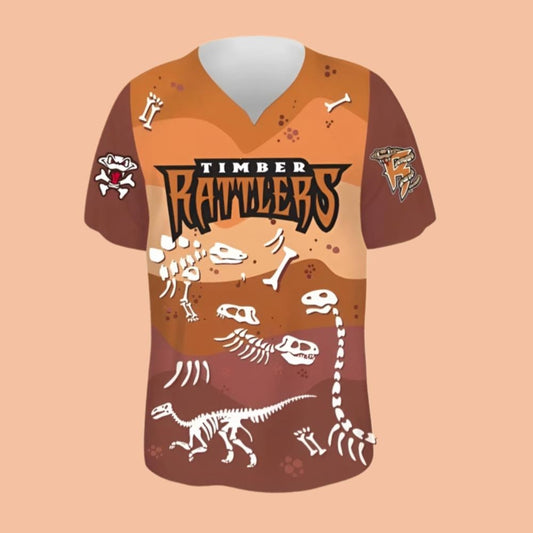 Wisconsin Timber Rattlers Dinosaur Night Safari Jersey 2025 Giveaway