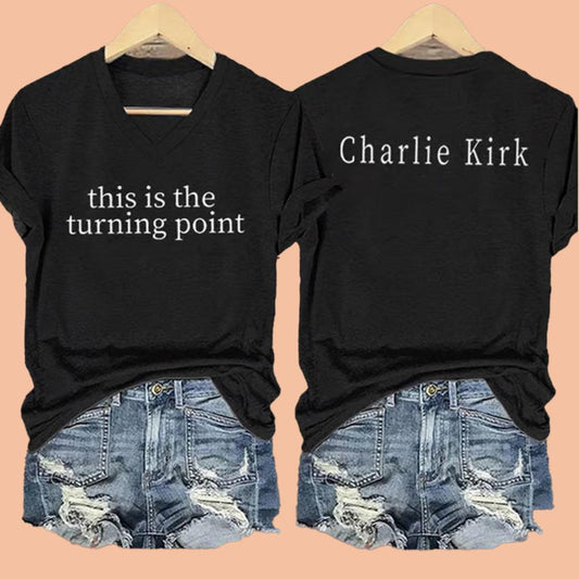 Women's Charlie Kirk This Is The Turning Point Shirt