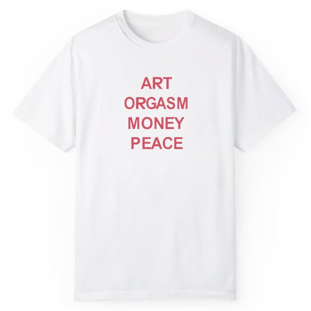Art Orgasm Money Peace Shirt - Cabryon
