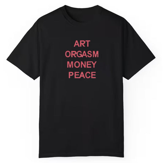 Art Orgasm Money Peace Shirt - Cabryon
