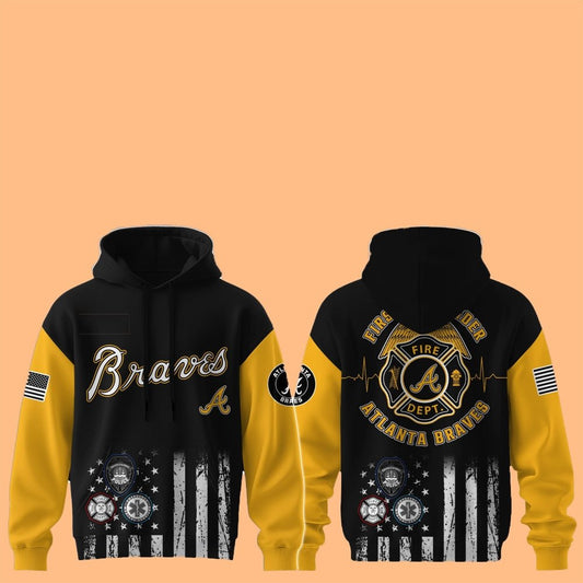 Atlanta Braves First Responders 2025 Hoodie - Cabryon