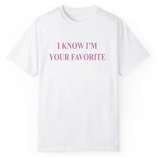 Babe Bella Lynn Wearing I Know I'm Your Favorite Shirt - Cabryon