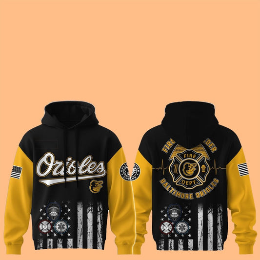 Baltimore Orioles First Responders 2025 Hoodie - Cabryon
