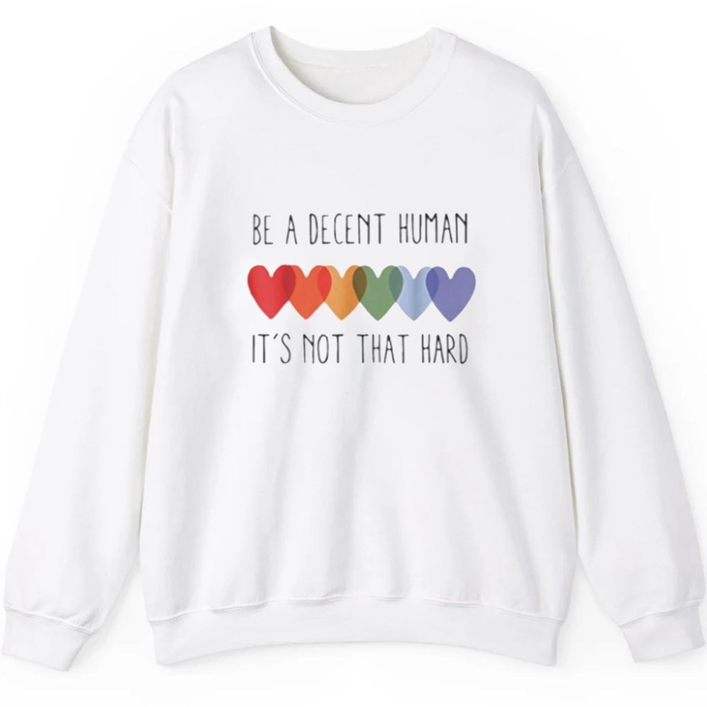 Be A Decent Human It's Not That Hard Shirts - Cabryon