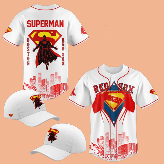 Boston Red Sox Superman Night Jersey 2025 - Cabryon