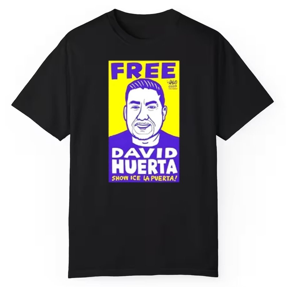 David Huerta Free show Ice La Puerta Shirt - Cabryon