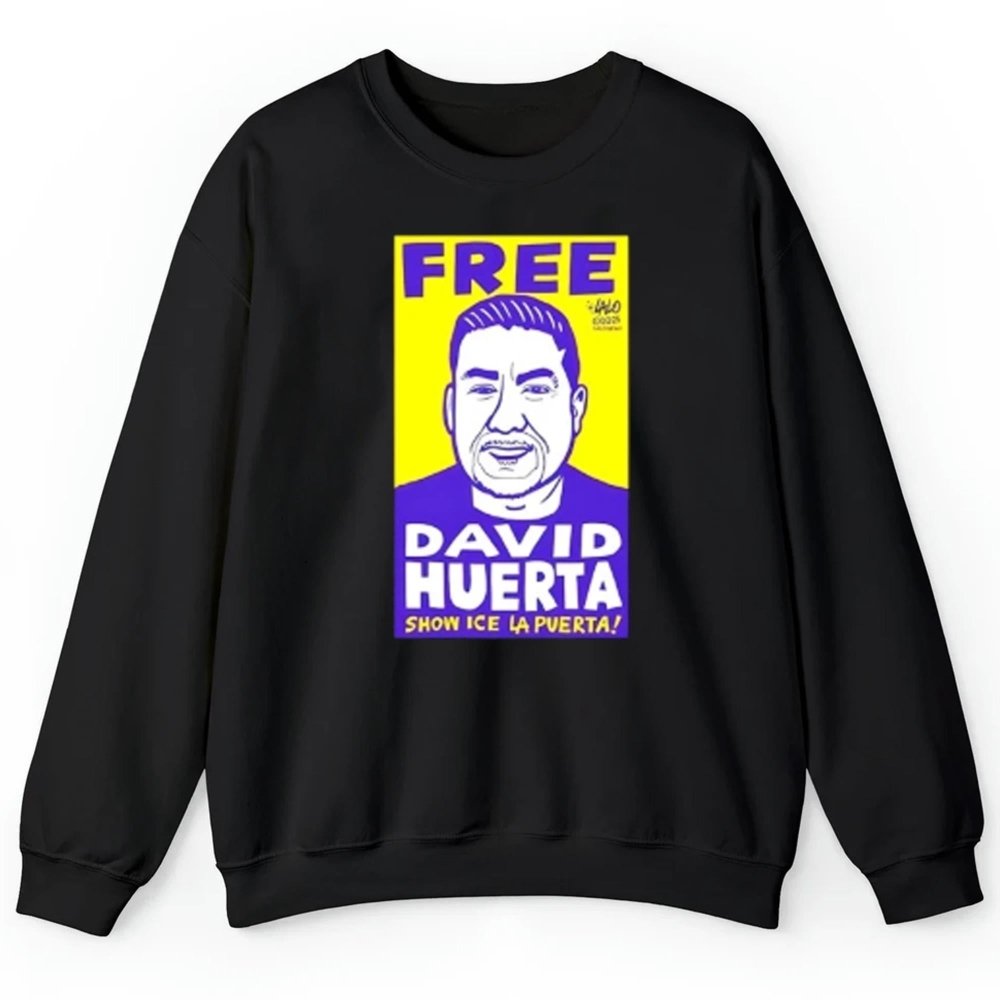 David Huerta Free show Ice La Puerta Shirt - Cabryon