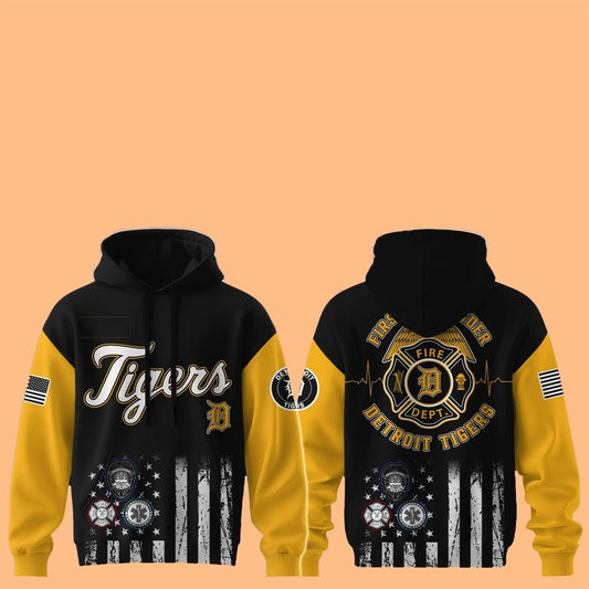 Detroit Tigers First Responders 2025 Hoodie - Cabryon