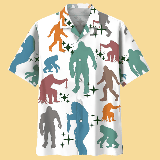 Funny Bigfoot Hawaiian Shirt - Cabryon