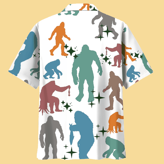 Funny Bigfoot Hawaiian Shirt - Cabryon