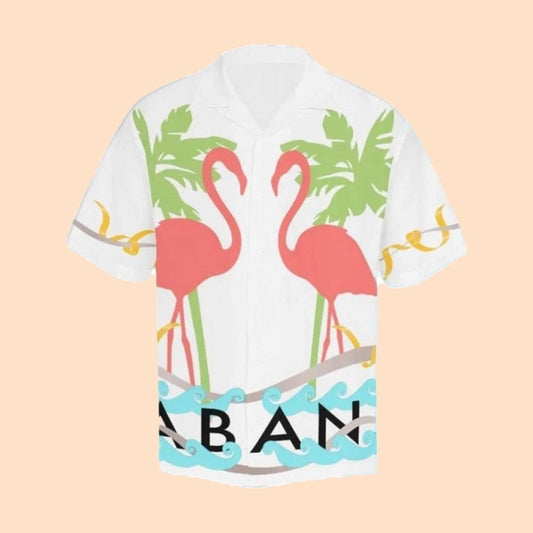 Jason Kelce Travis Kelce Flamingo Hawaiian Shirt - Cabryon