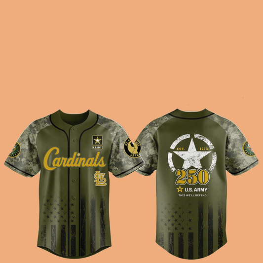 Louis Cardinals US Army 250th Anniversary Tribute Jersey - Cabryon