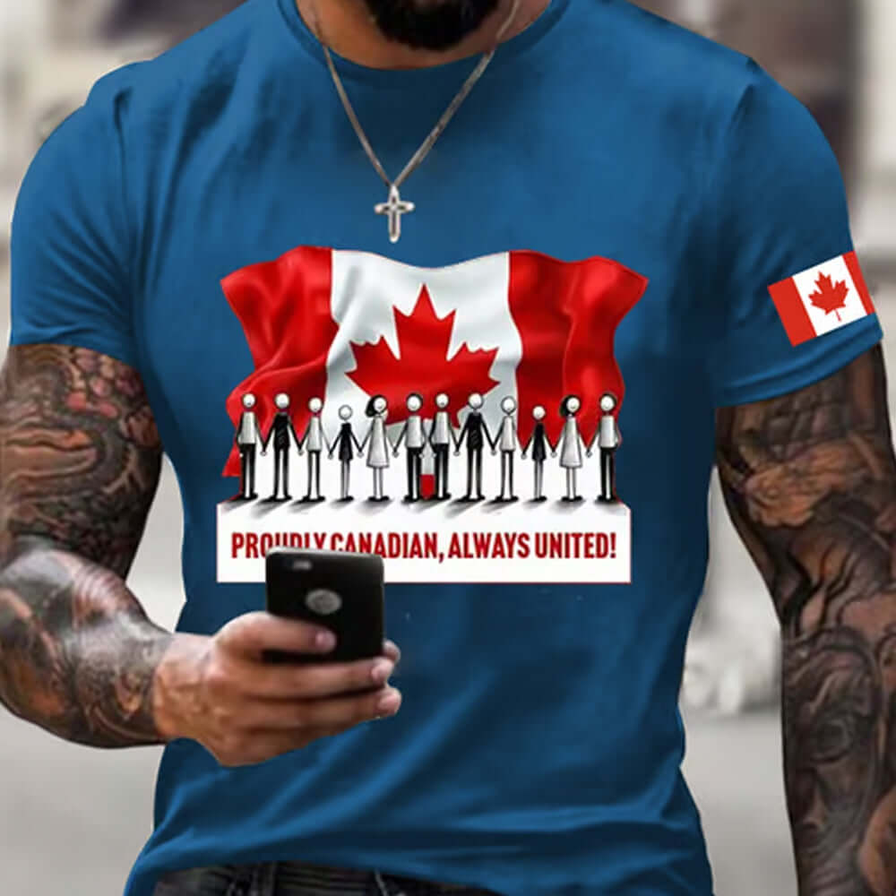 Men Proudly Canadian Always United Shirt - Cabryon