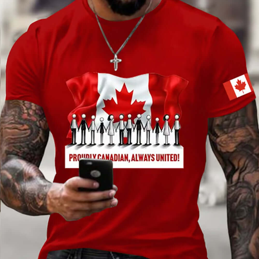 Men Proudly Canadian Always United Shirt - Cabryon