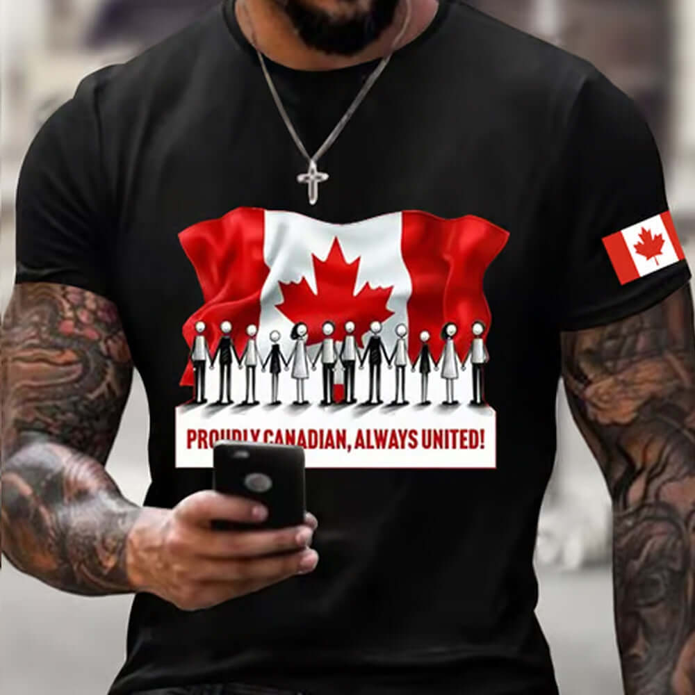 Men Proudly Canadian Always United Shirt - Cabryon