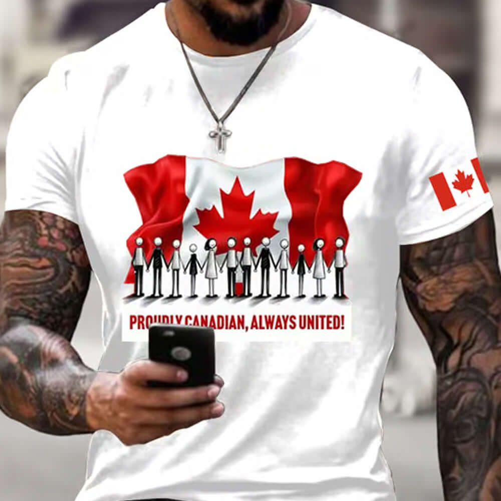 Men Proudly Canadian Always United Shirt - Cabryon
