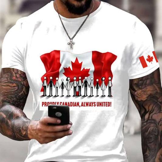 Men Proudly Canadian Always United Shirt - Cabryon