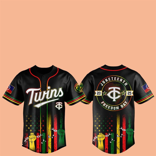 Minnesota Twins Juneteenth Day 2025 Baseball Jersey - Cabryon