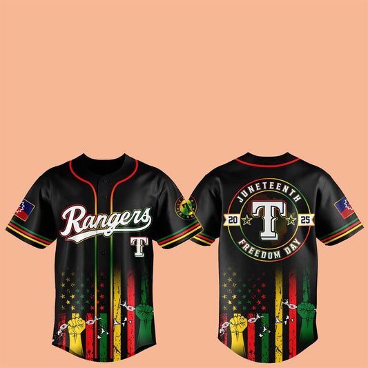 NY Texas Rangers Juneteenth Day 2025 Baseball Jersey - Cabryon
