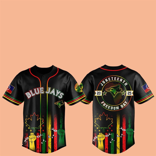 NY Toronto Blue Jays Juneteenth Day 2025 Baseball Jersey - Cabryon