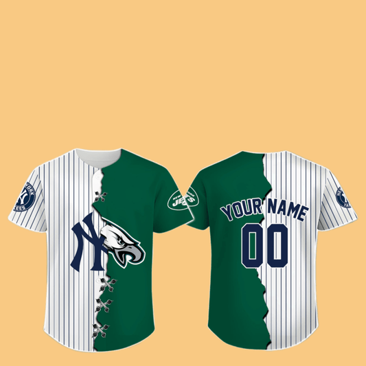 NY Yankees X NY Jets Jersey 2025 - Cabryon