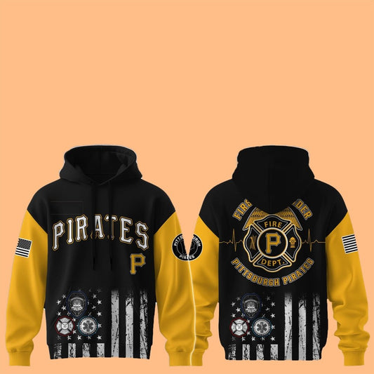 Pittsburgh Pirates First Responders 2025 Hoodie - Cabryon