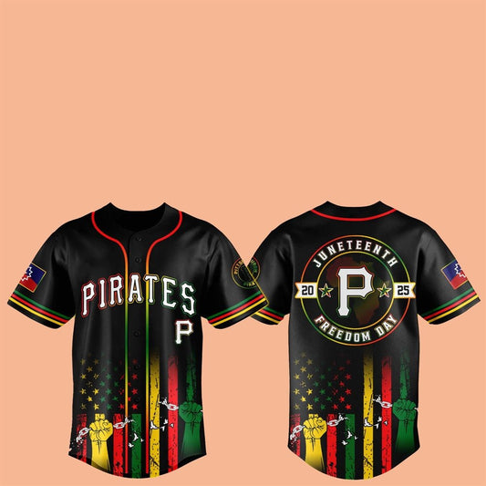 Pittsburgh Pirates Juneteenth Day 2025 Baseball Jersey - Cabryon