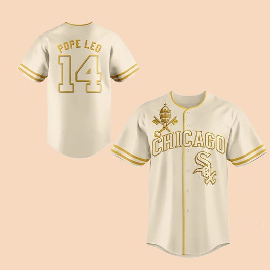 Pope Leo Chicago Vatican City Connect Baseball Jersey - Cabryon