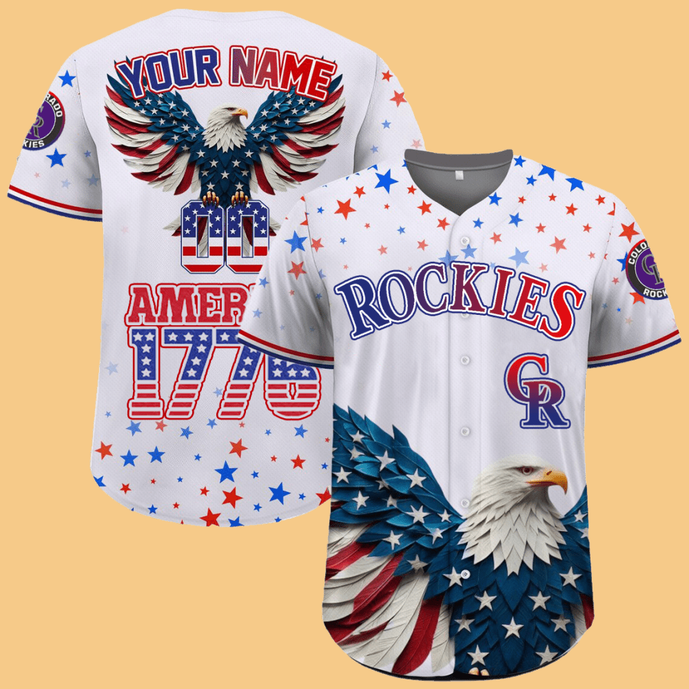 Rockies Independence Day Baseball Jersey 2025 - Cabryon