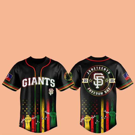 SF Giants Juneteenth Day 2025 Baseball Jersey - Cabryon