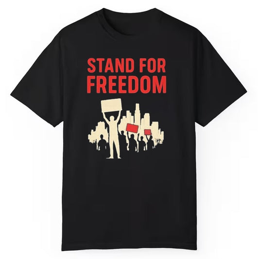 Stand For Freedom Protest Los Angeles Anti Ice Rally Shirt - Cabryon