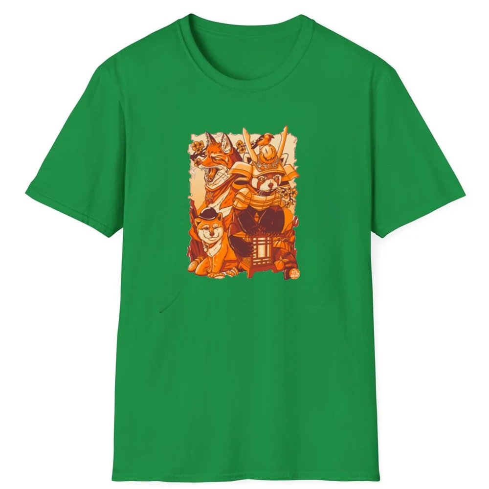 Tenhun Orange Fuzz Shirt - Cabryon