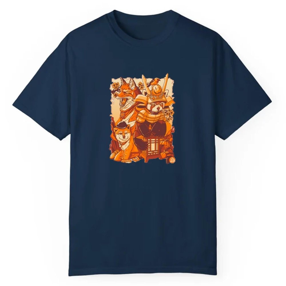 Tenhun Orange Fuzz Shirt - Cabryon