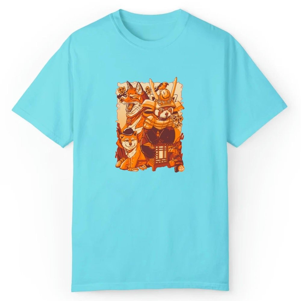 Tenhun Orange Fuzz Shirt - Cabryon