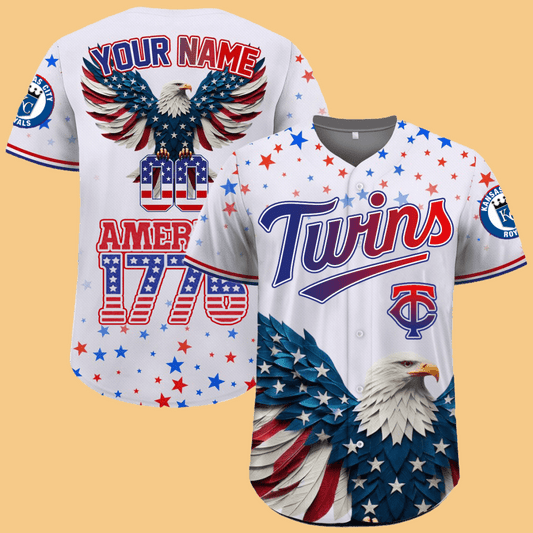 Twins Independence Day Baseball Jersey 2025 - Cabryon